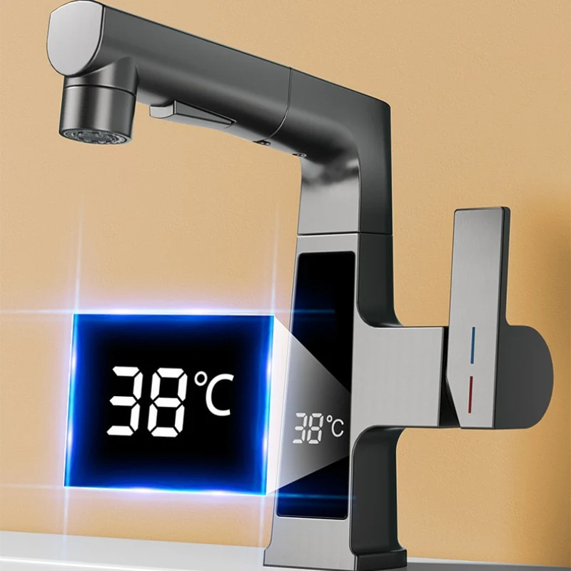Digital Display Pull Out Faucet - Image 7
