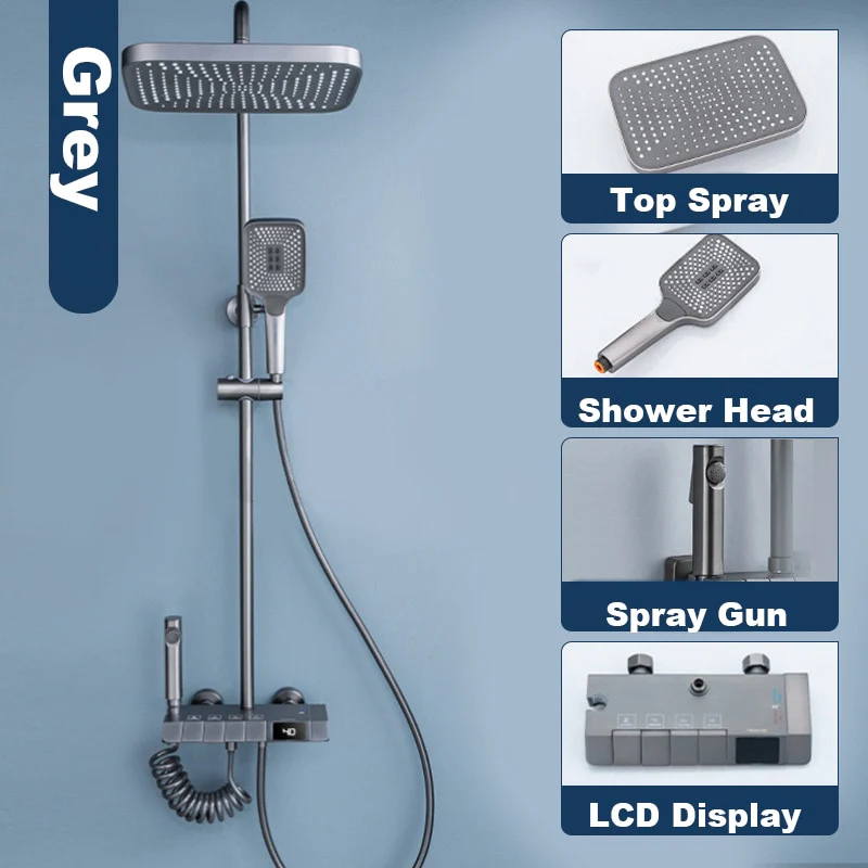 Digital Display Shower Set - Image 4