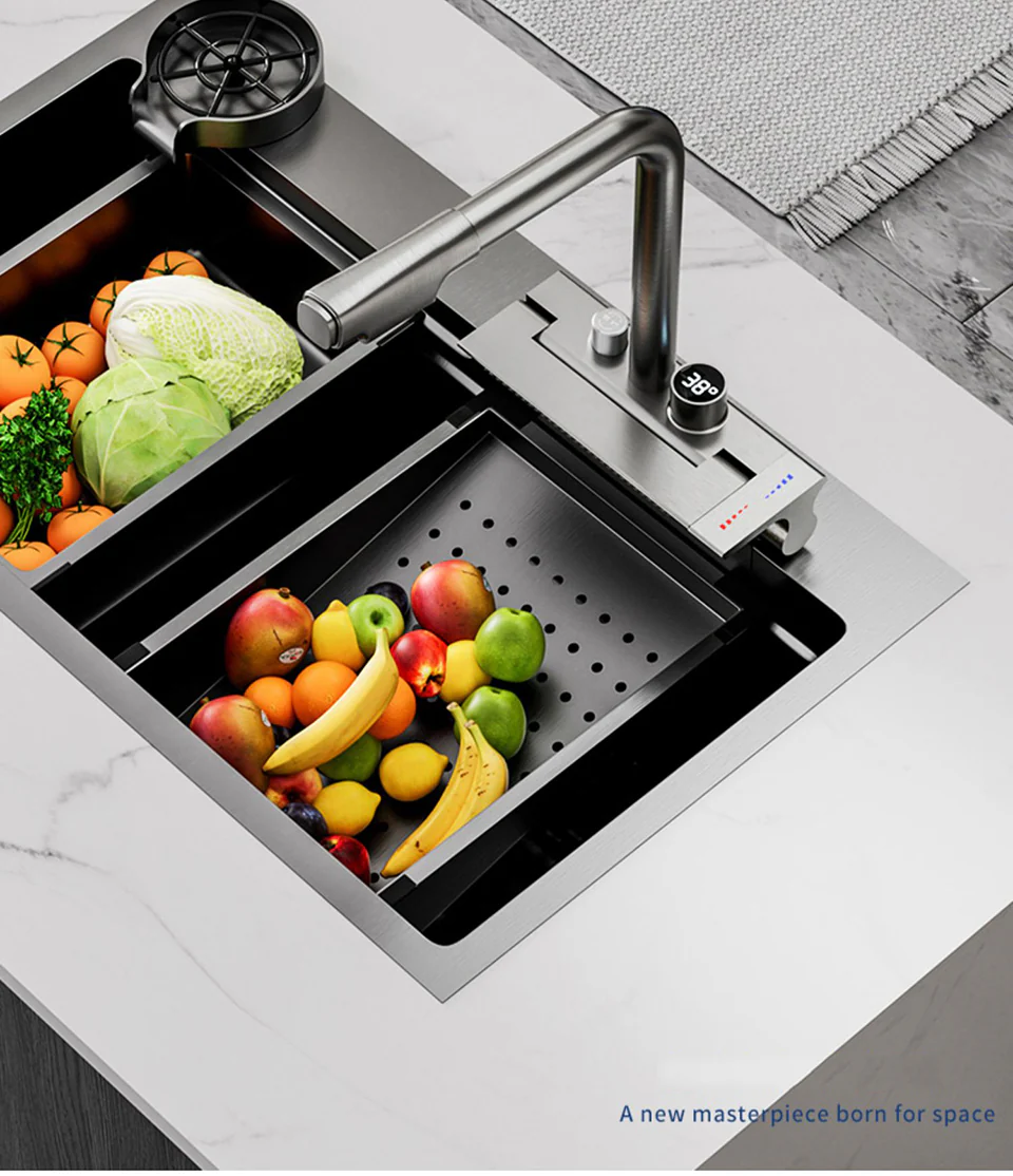 Digital Display Smart Waterfall Faucet - Image 11