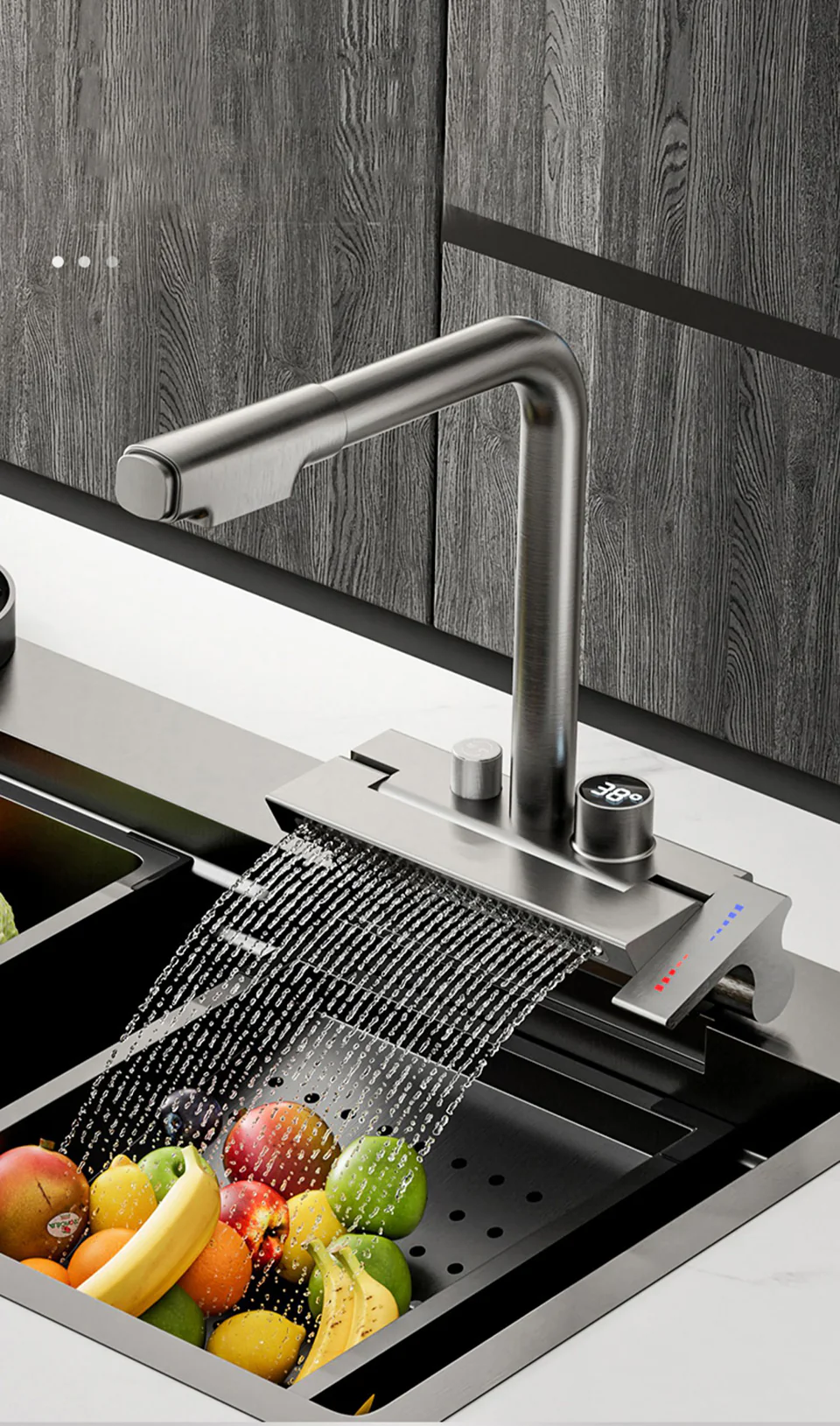 Digital Display Smart Waterfall Faucet - Image 15