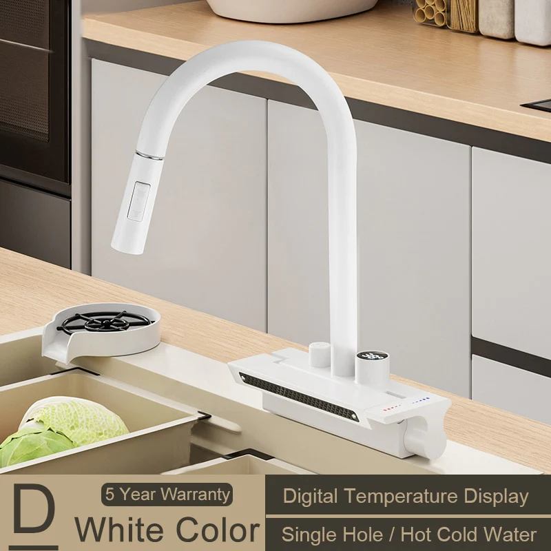 Digital Display Smart Waterfall Faucet - Image 3