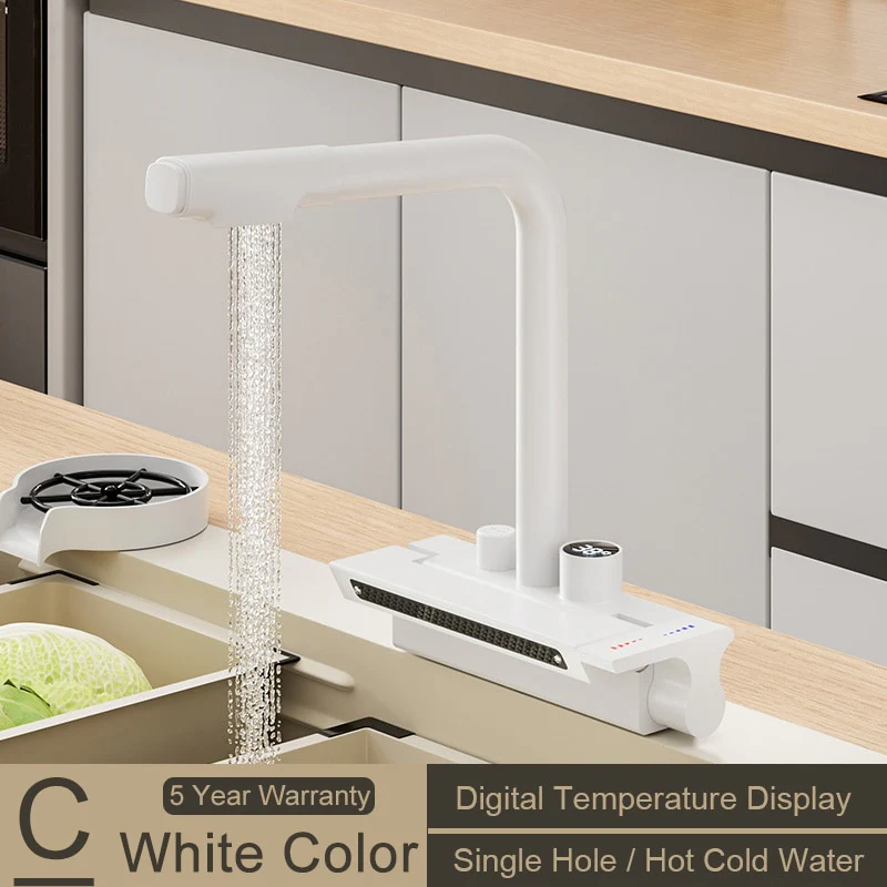 Digital Display Smart Waterfall Faucet - Image 4