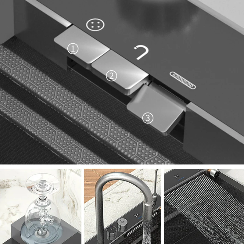 Digital Display Waterfall Sink - Image 6