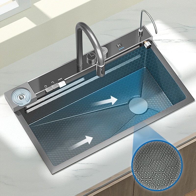 Digital Display Waterfall Sink - Image 7