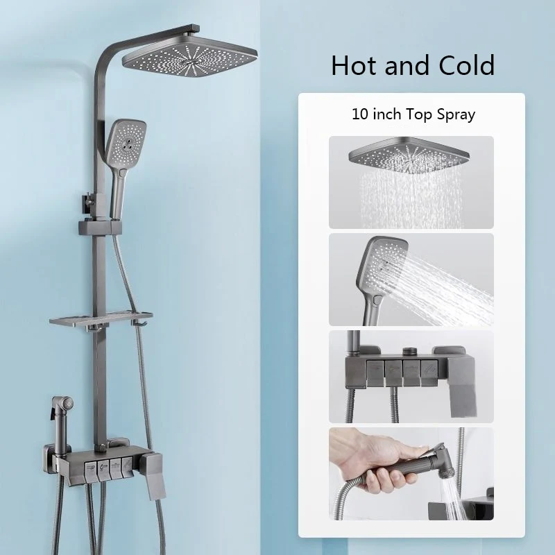 Digital Rainfall Brass Shower - Image 18