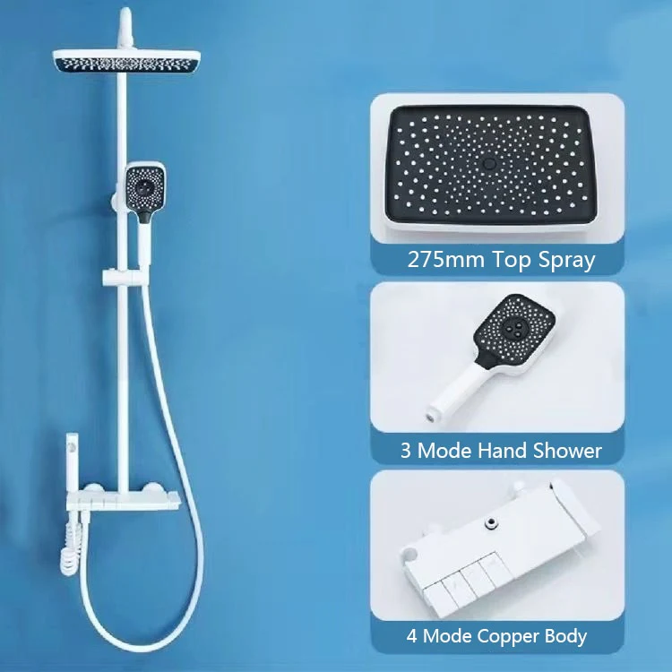Digital Rainfall Brass Shower - Image 21
