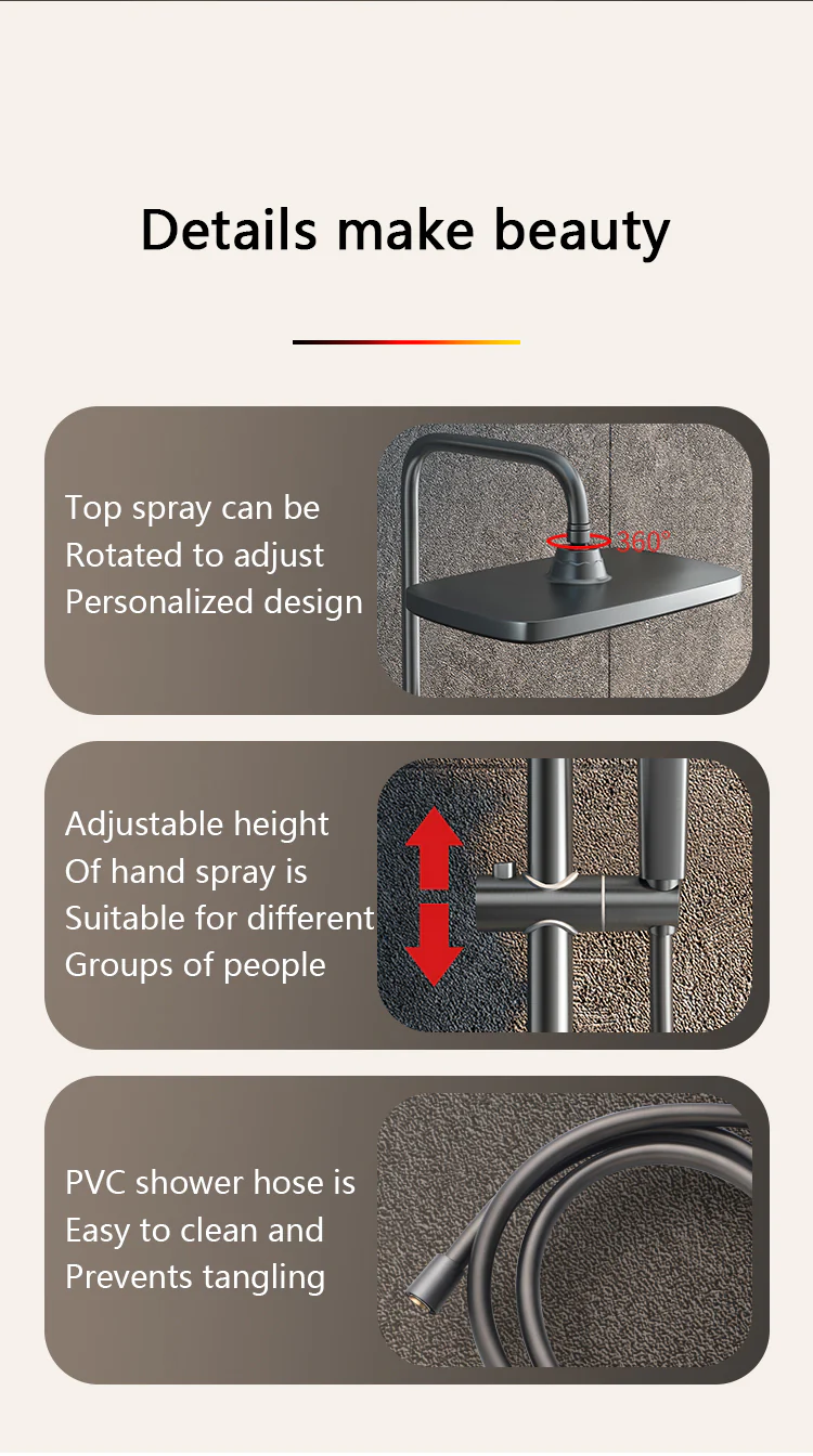 Digital Rainfall Brass Shower - Image 45