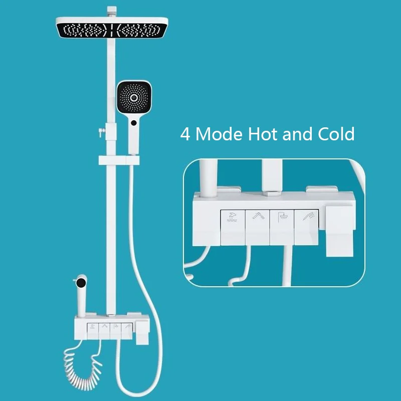 Digital Rainfall Brass Shower - Image 5