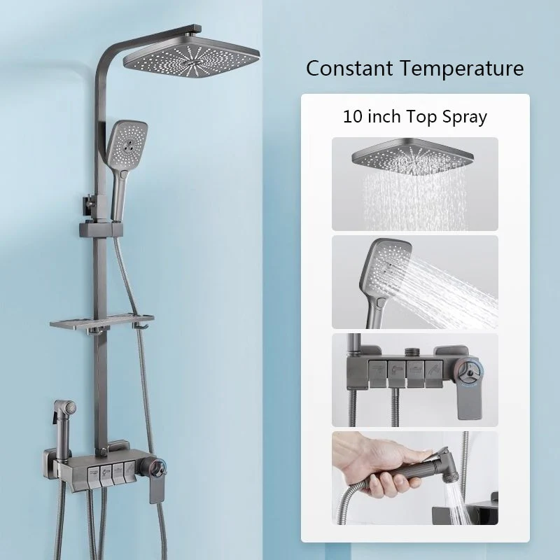 Digital Rainfall Brass Shower - Image 7
