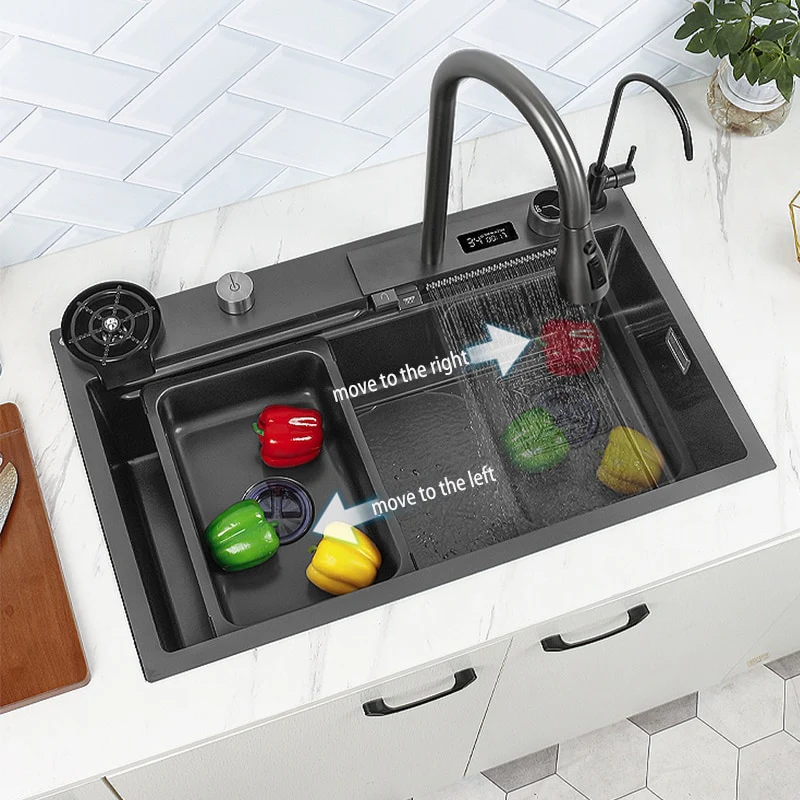 Digital Waterfall Kitchen Sink - Image 27