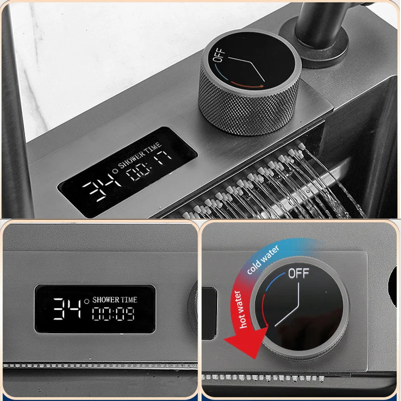 Digital Waterfall Kitchen Sink - Image 28