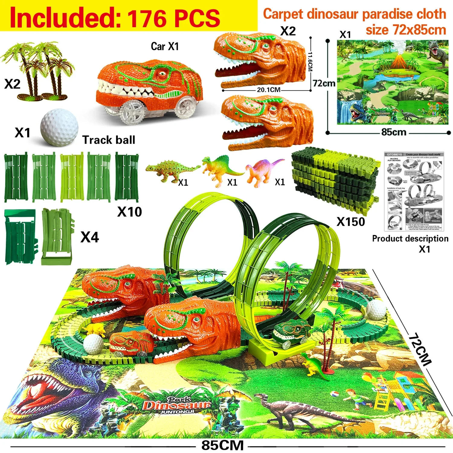 Dinosaur Railway Toy - Image 12