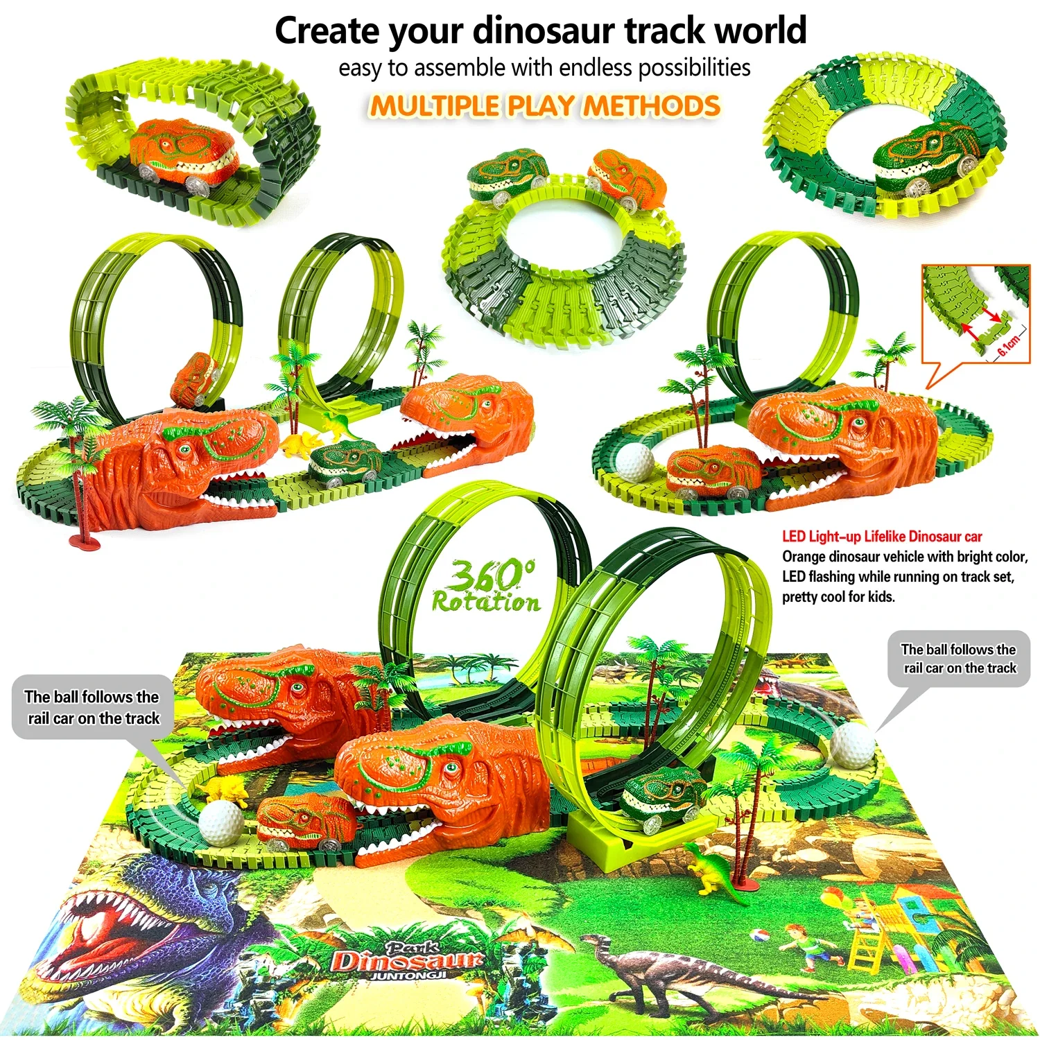 Dinosaur Railway Toy - Image 4