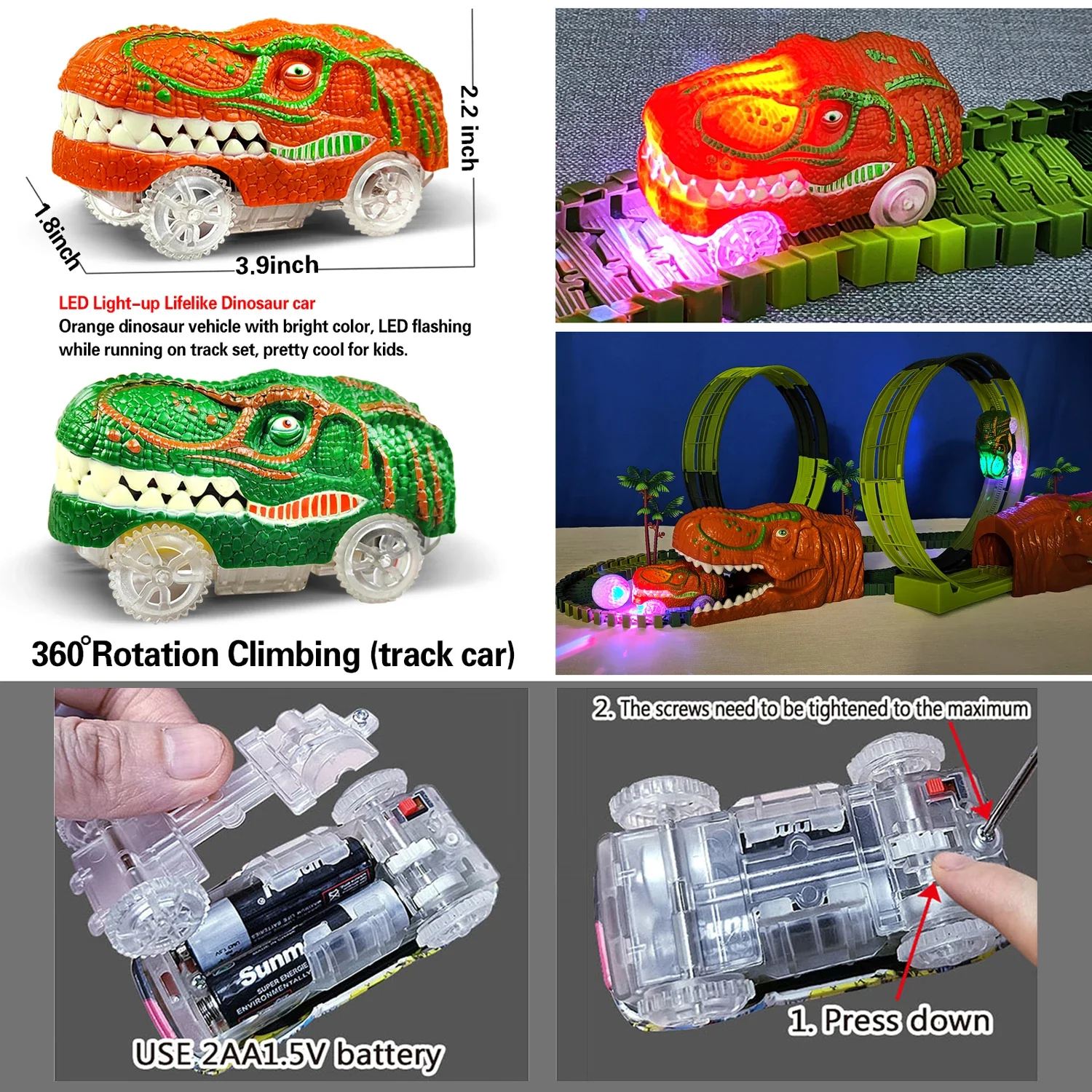 Dinosaur Railway Toy - Image 5