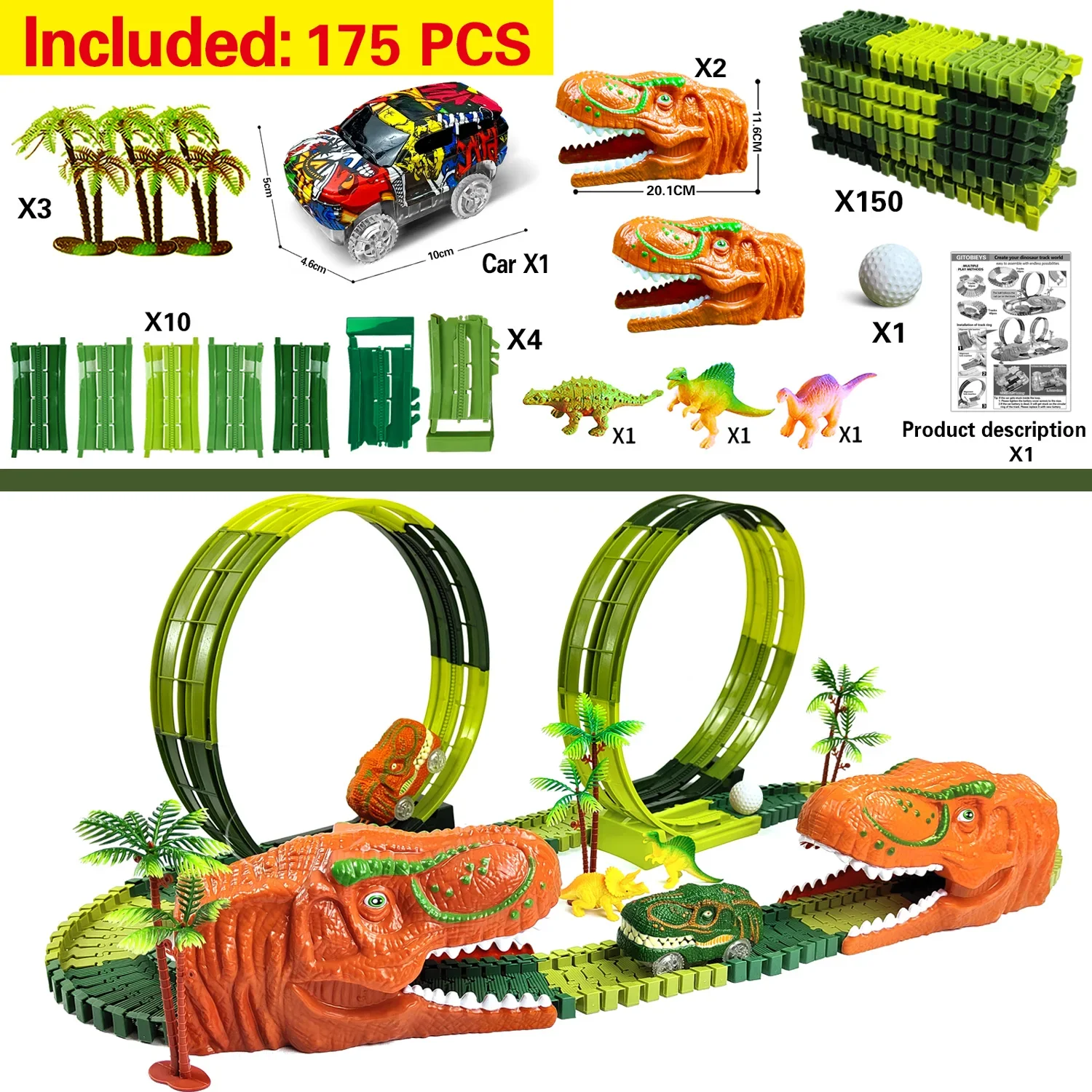 Dinosaur Railway Toy - Image 9