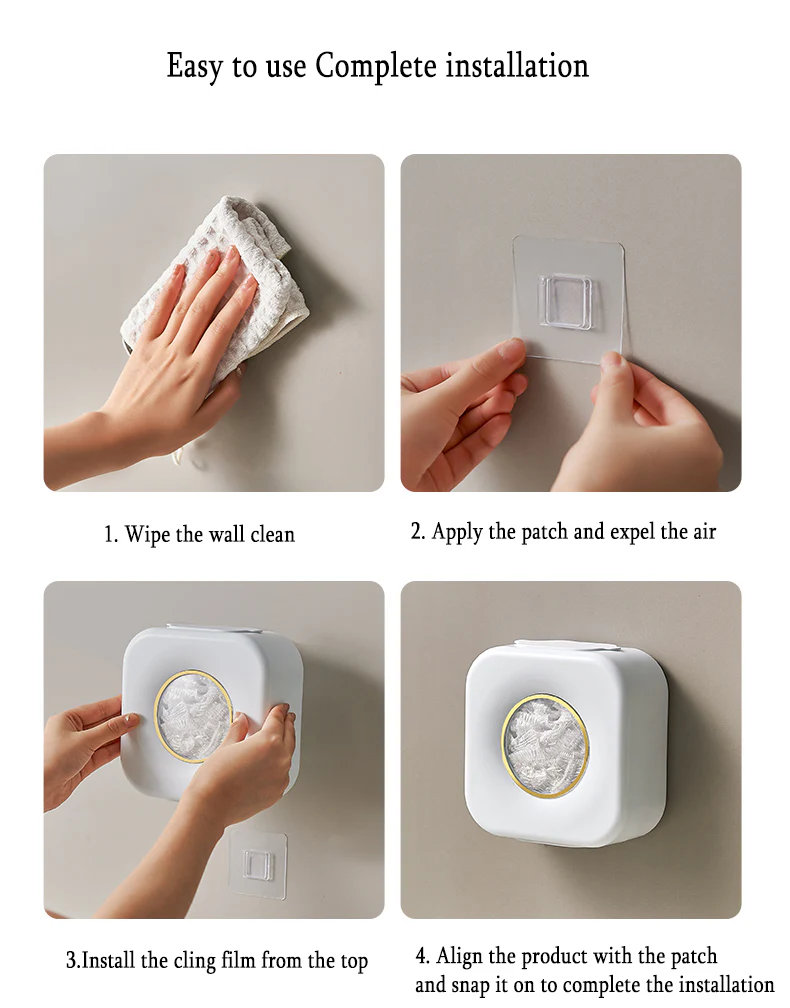 Disposable Plastic Wrap Bag Dispenser Box - Image 10