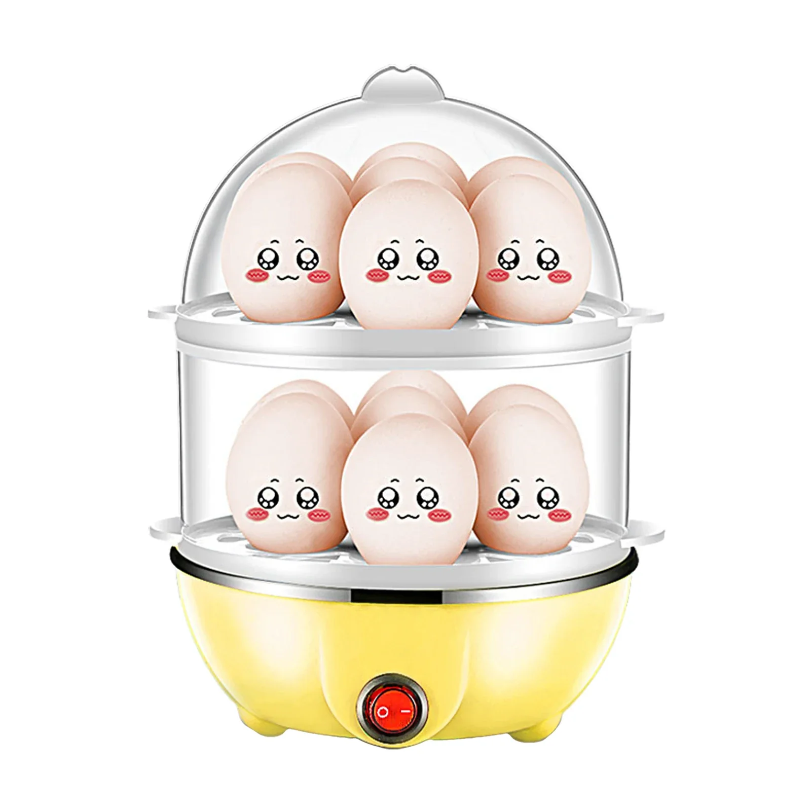 Double Layer Egg Cooker Steamer - US Plug - Image 7