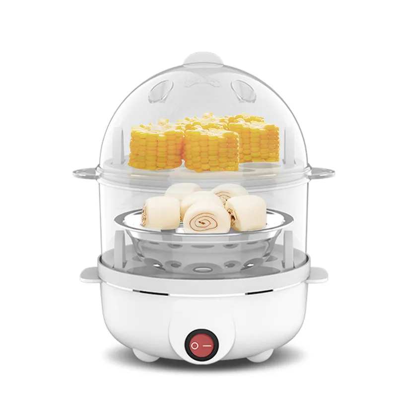 Double Layer Electric Egg Cooker Steamer - EU Plug - Image 7