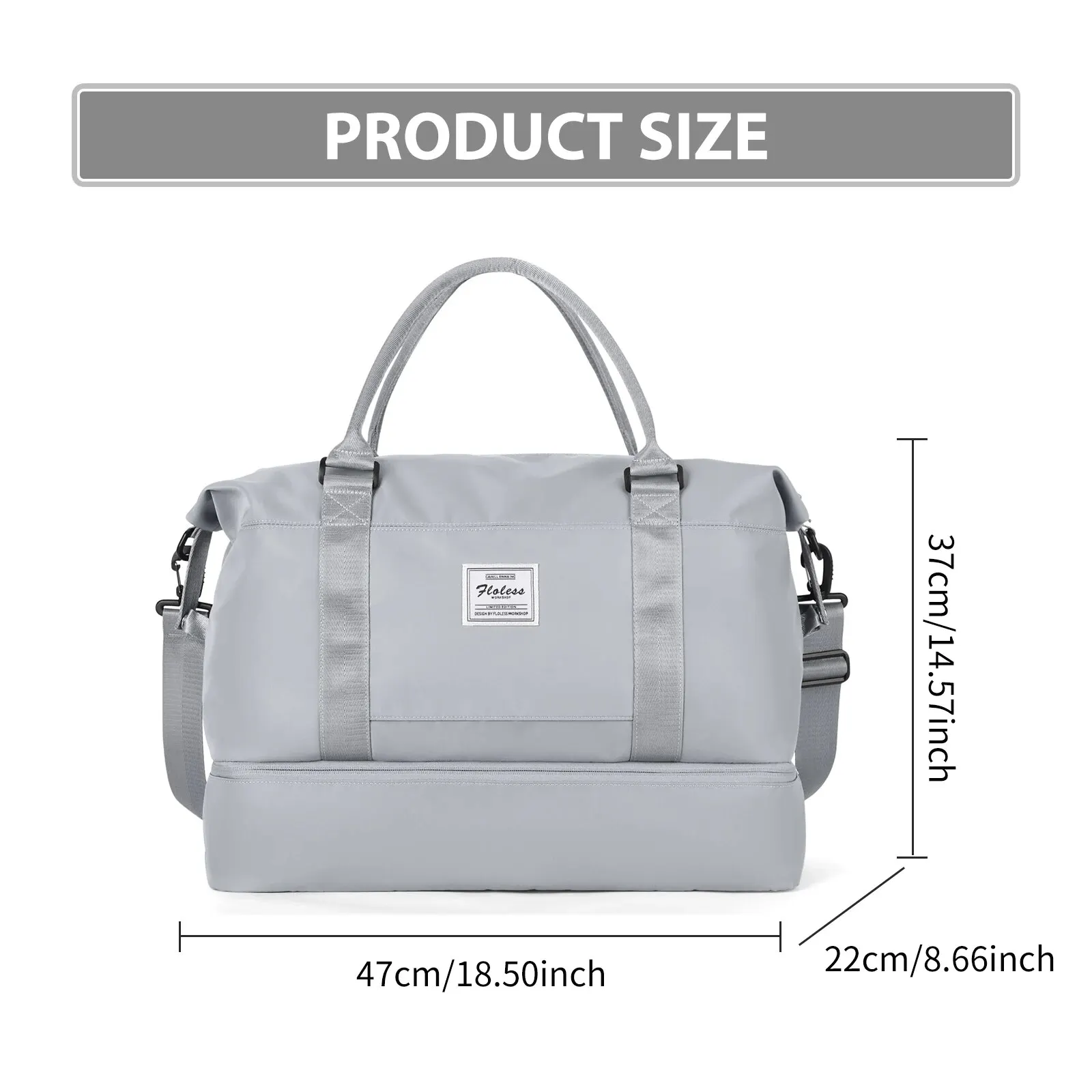 Double Layer Shoe Storage Travel Bag - Image 10