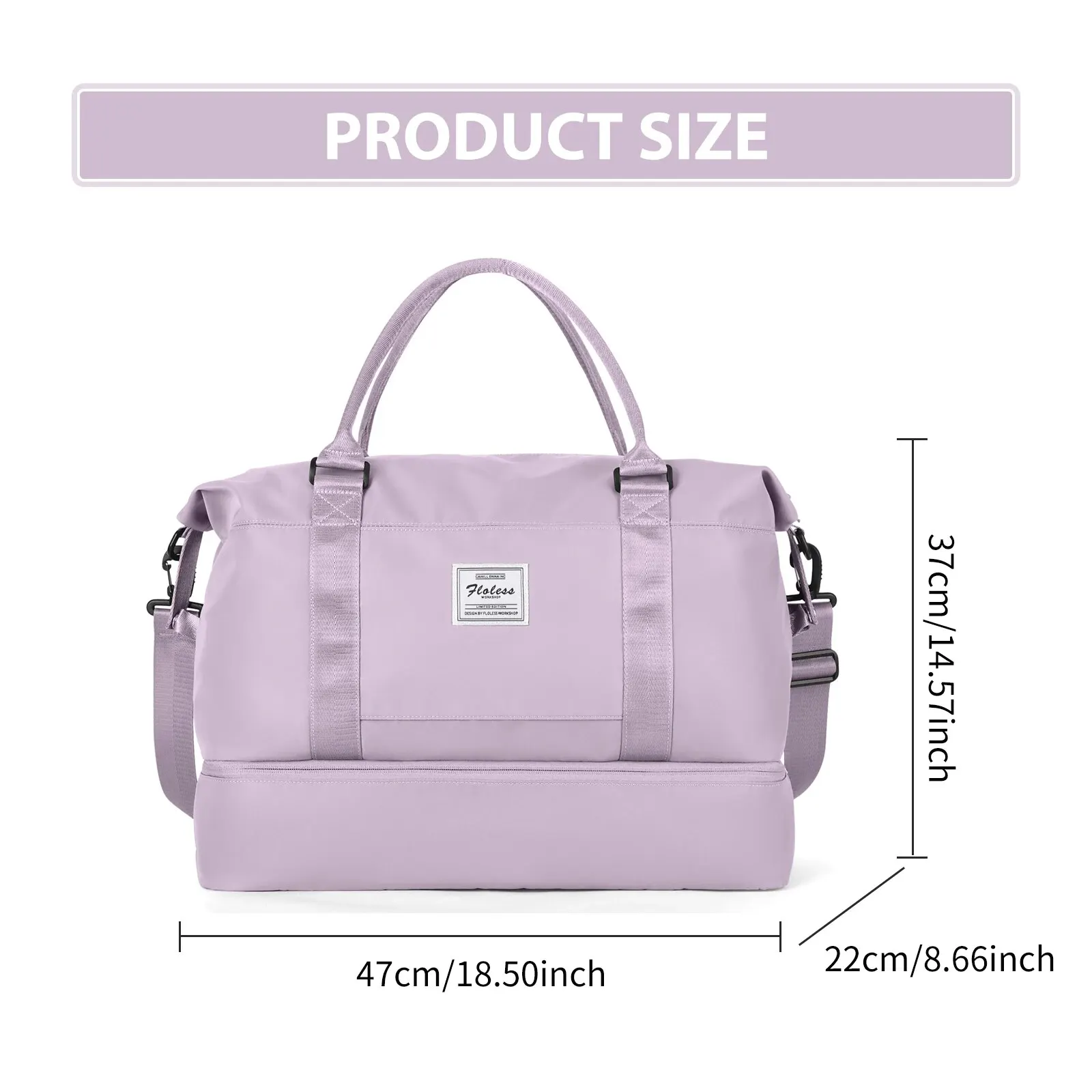 Double Layer Shoe Storage Travel Bag - Image 11