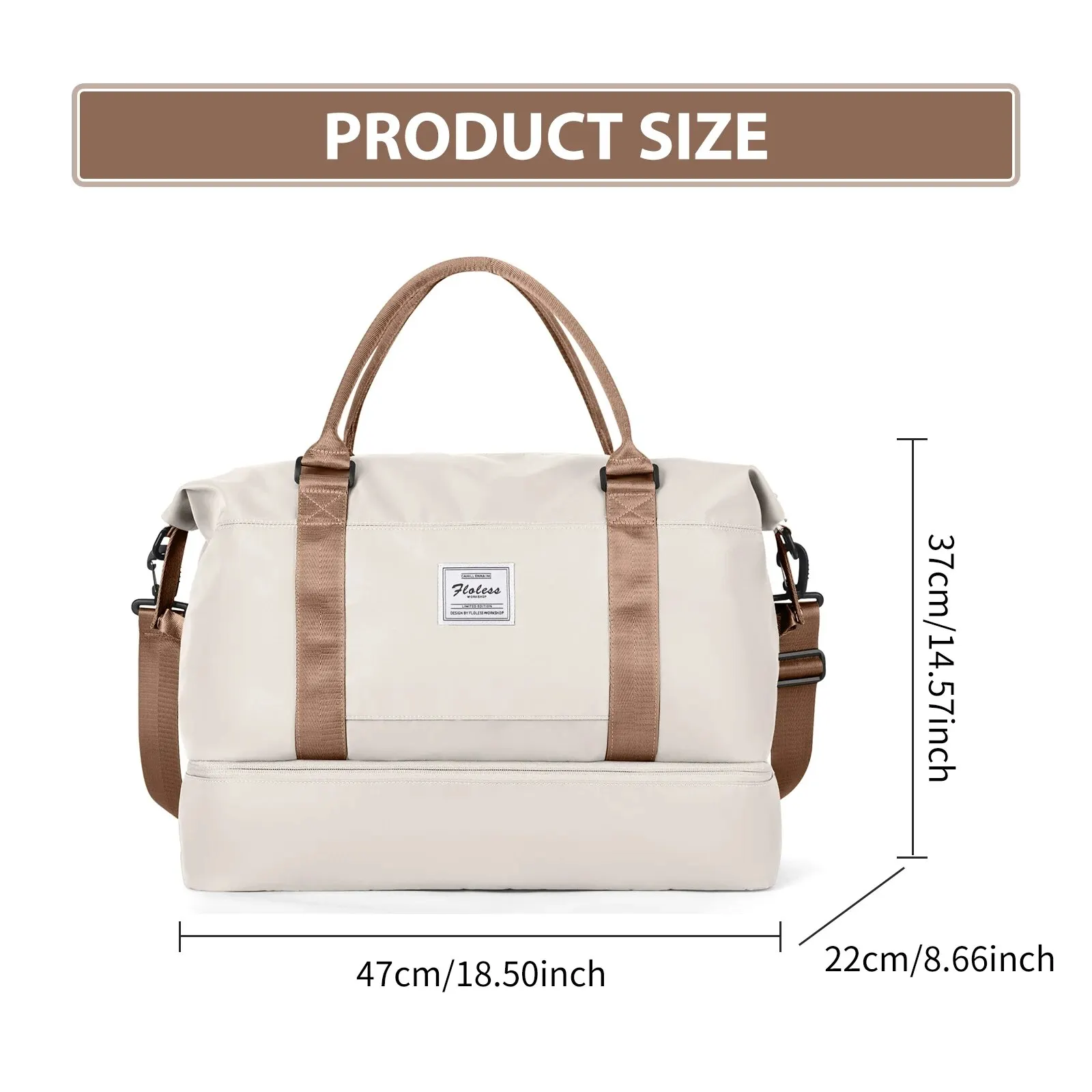 Double Layer Shoe Storage Travel Bag - Image 12