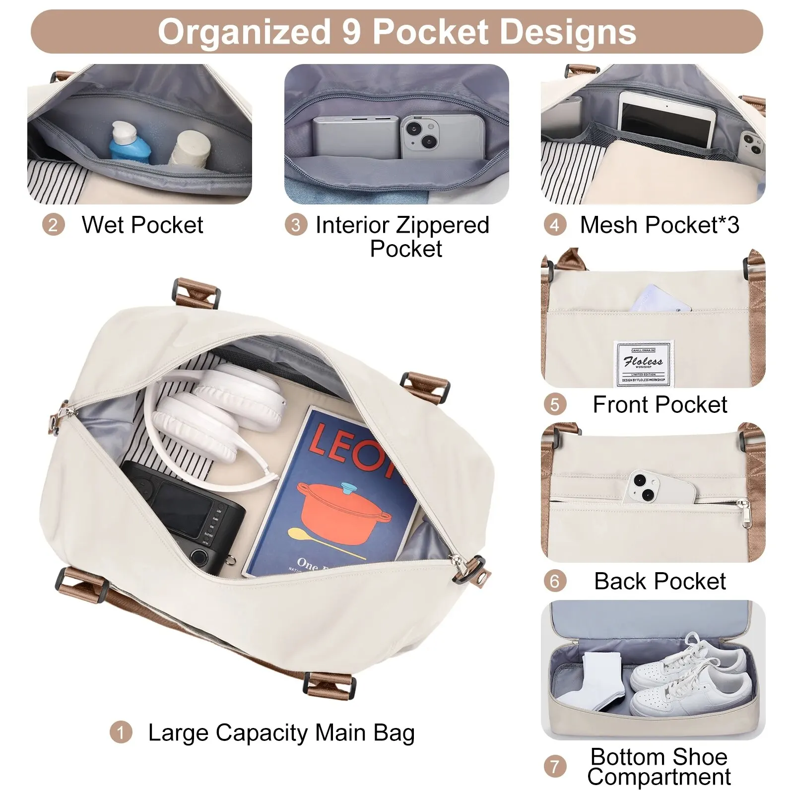 Double Layer Shoe Storage Travel Bag - Image 3