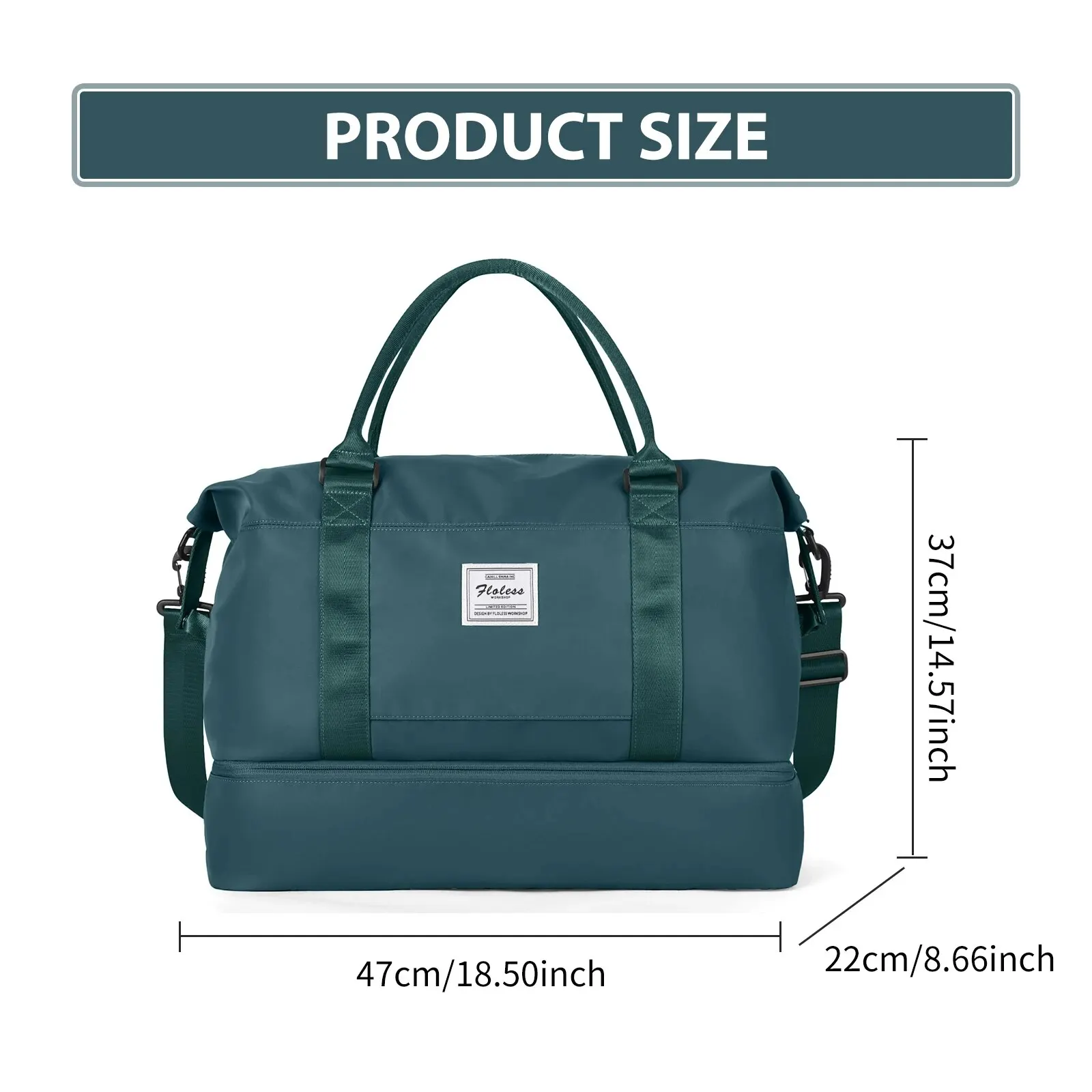 Double Layer Shoe Storage Travel Bag - Image 7