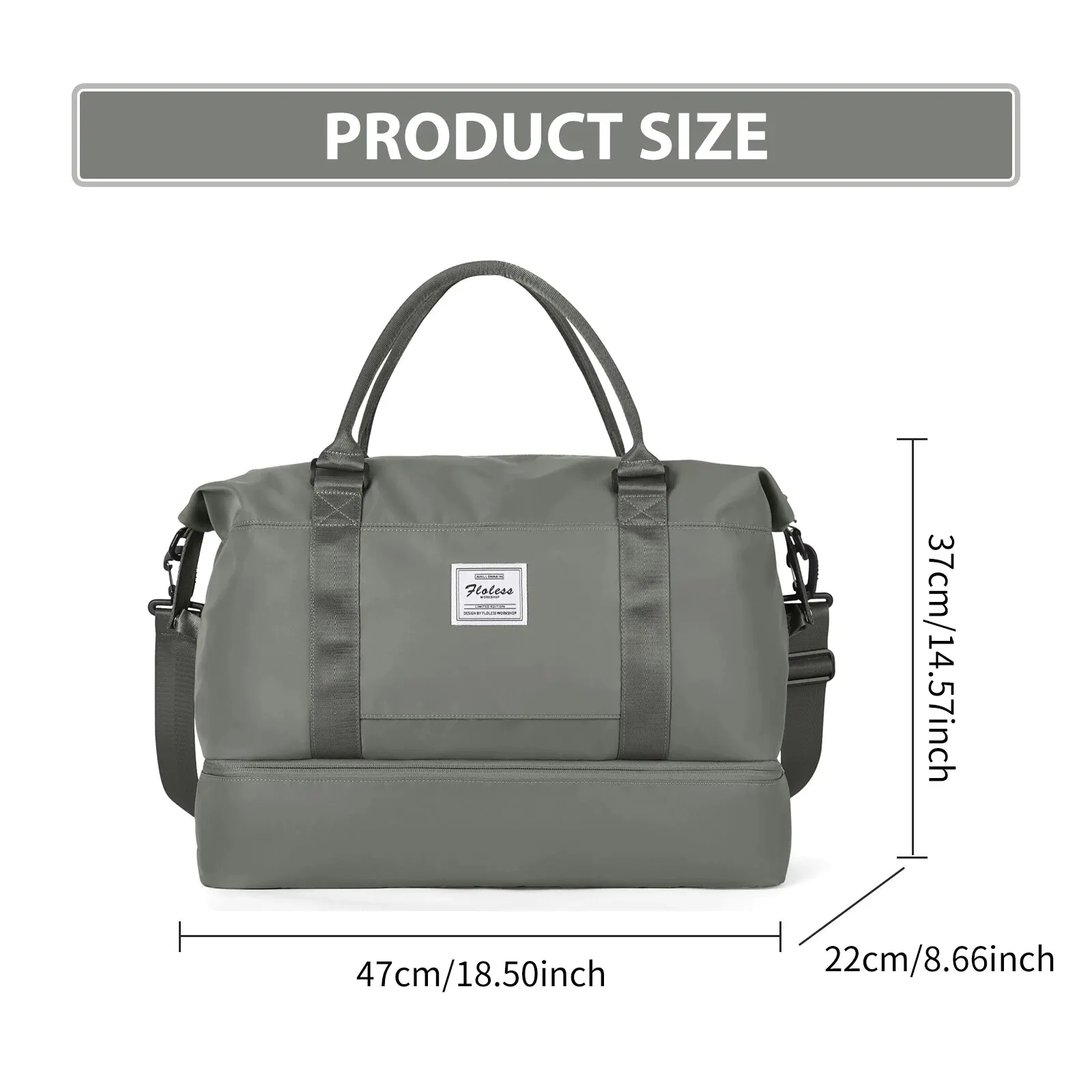 Double Layer Shoe Storage Travel Bag - Image 8