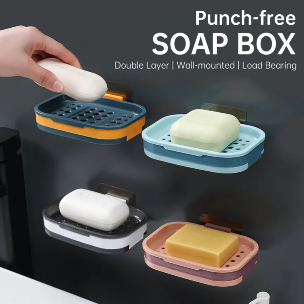 Double Layers Soap Drain Box - Image 13