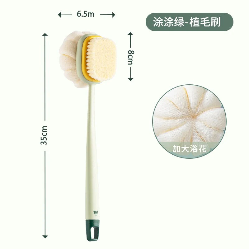 Double Side Long Handle Back Shower Brush - Image 3