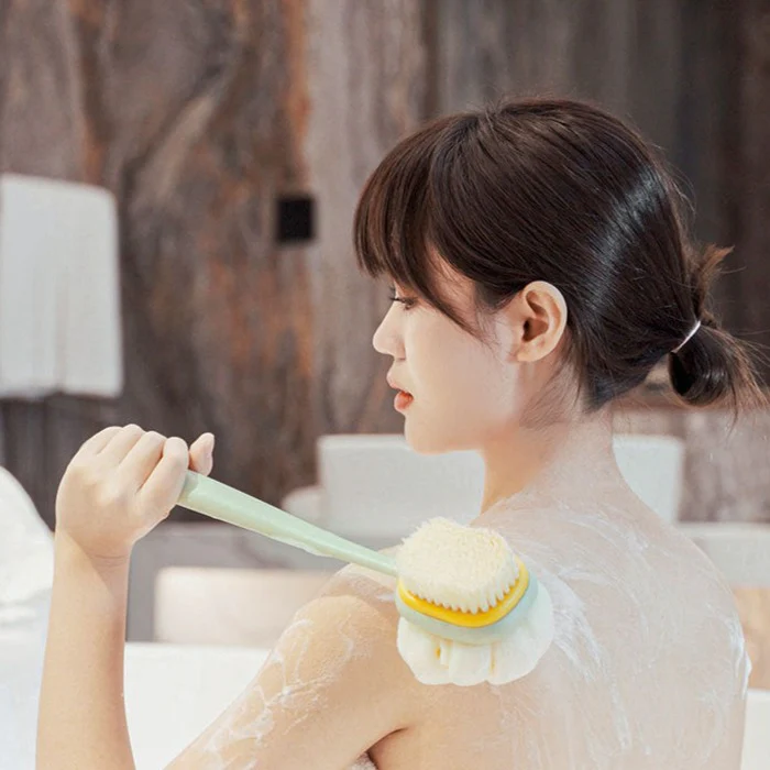 Double Side Long Handle Back Shower Brush - Image 8