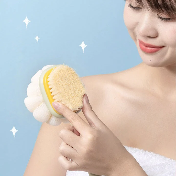 Double Side Long Handle Back Shower Brush - Image 9