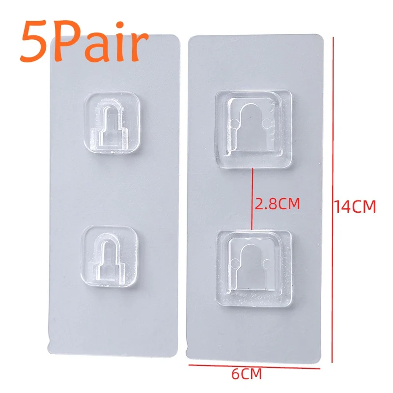 Double-Sided Adhesive Wall Hooks - Image 4
