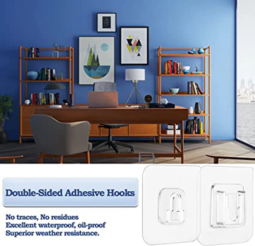 Double-Sided Adhesive Wall Hooks - Image 9