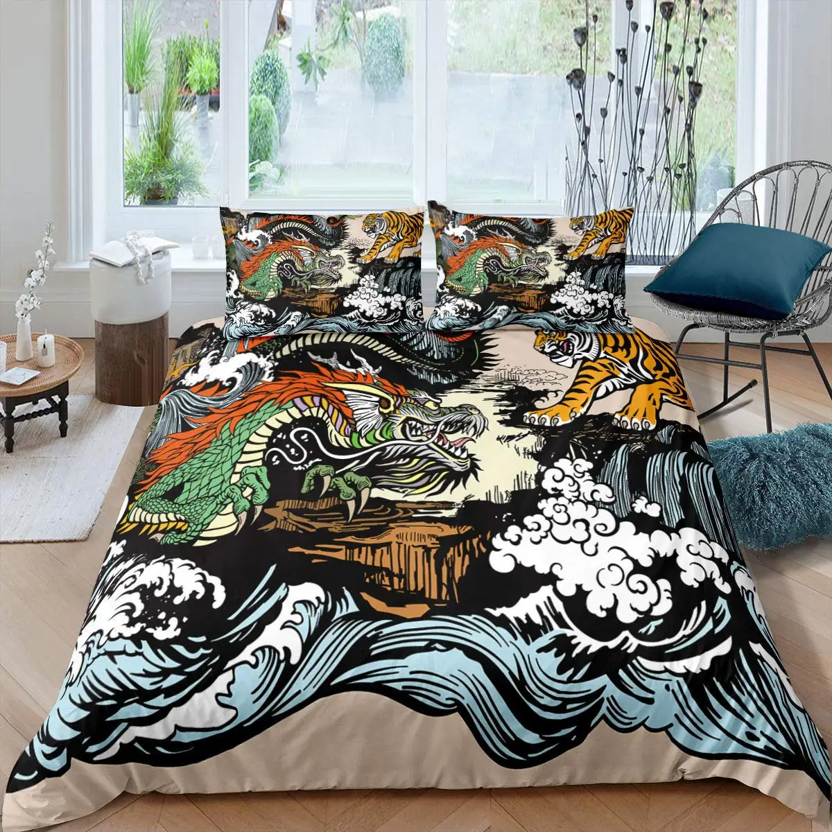Dragon Duvet Pillow Cover Set - Image 11