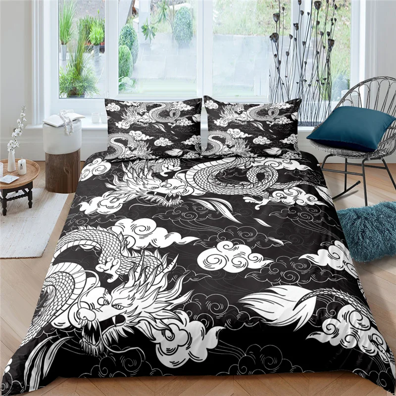 Dragon Duvet Pillow Cover Set - Image 13