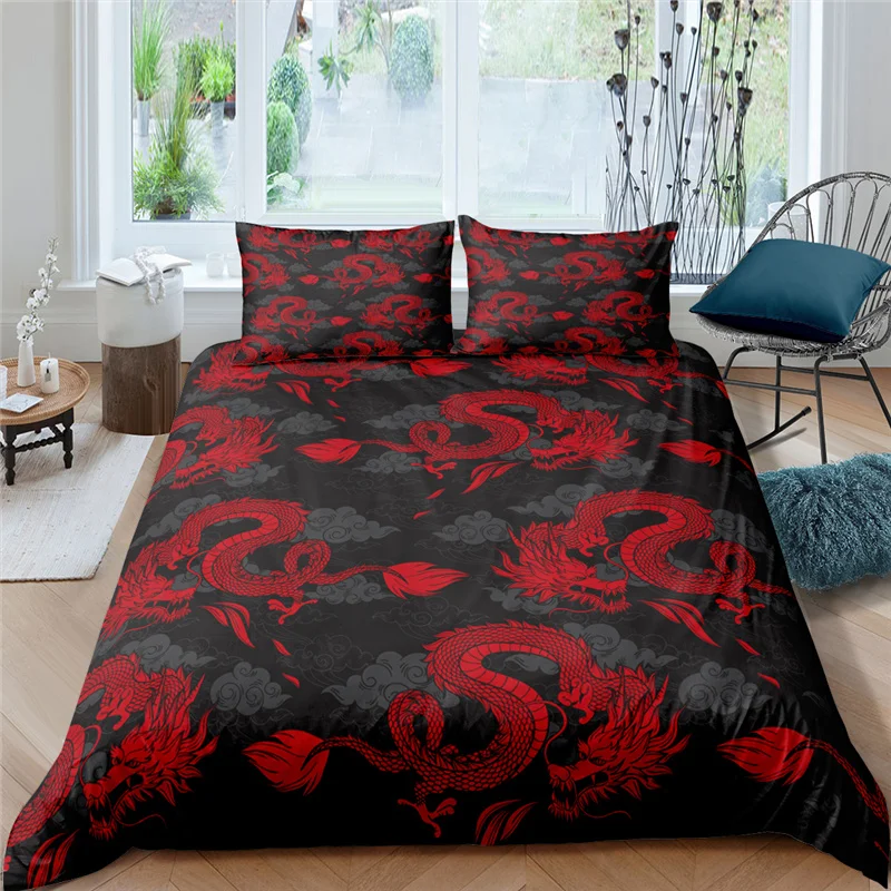 Dragon Duvet Pillow Cover Set - Image 16