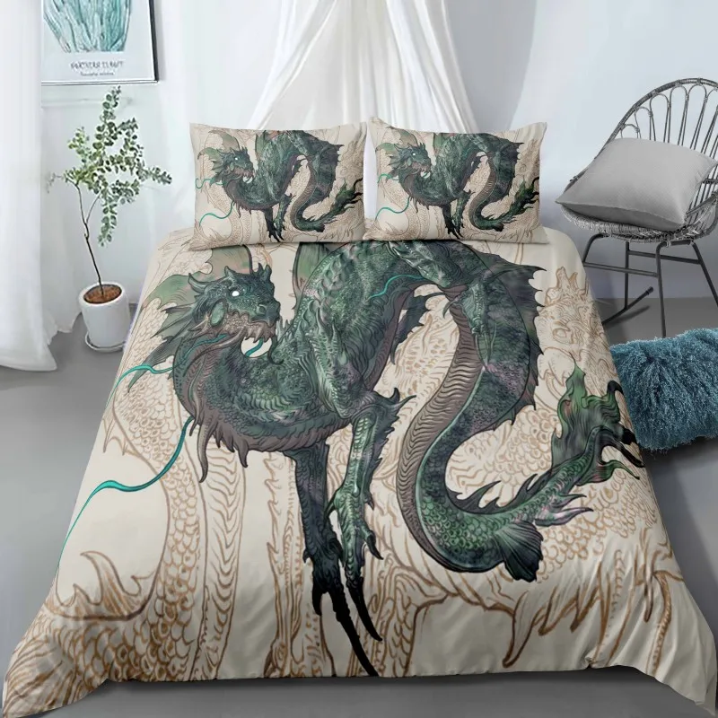 Dragon Duvet Pillow Cover Set - Image 22
