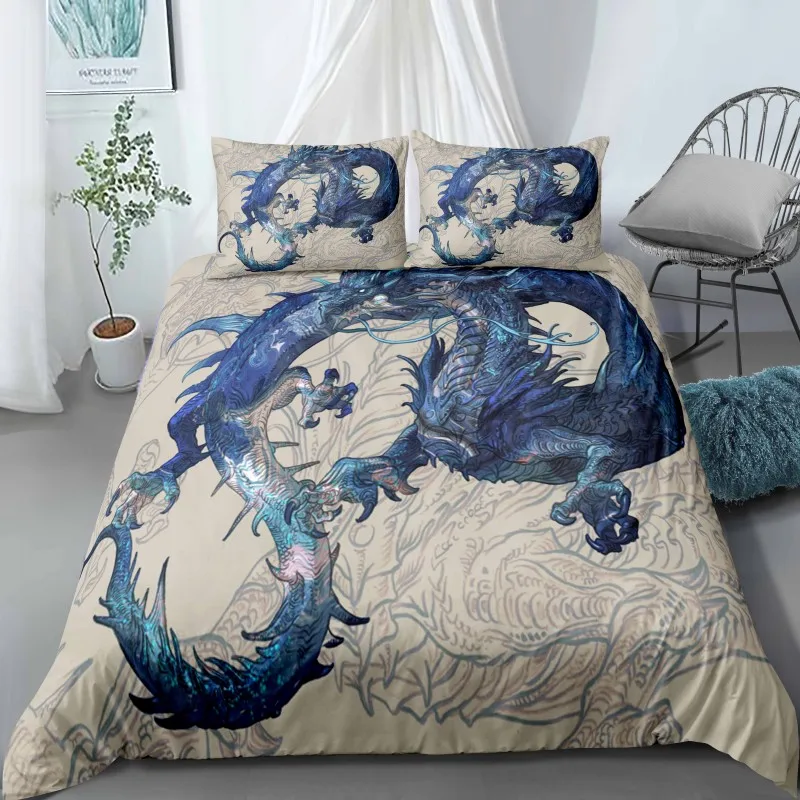 Dragon Duvet Pillow Cover Set - Image 23