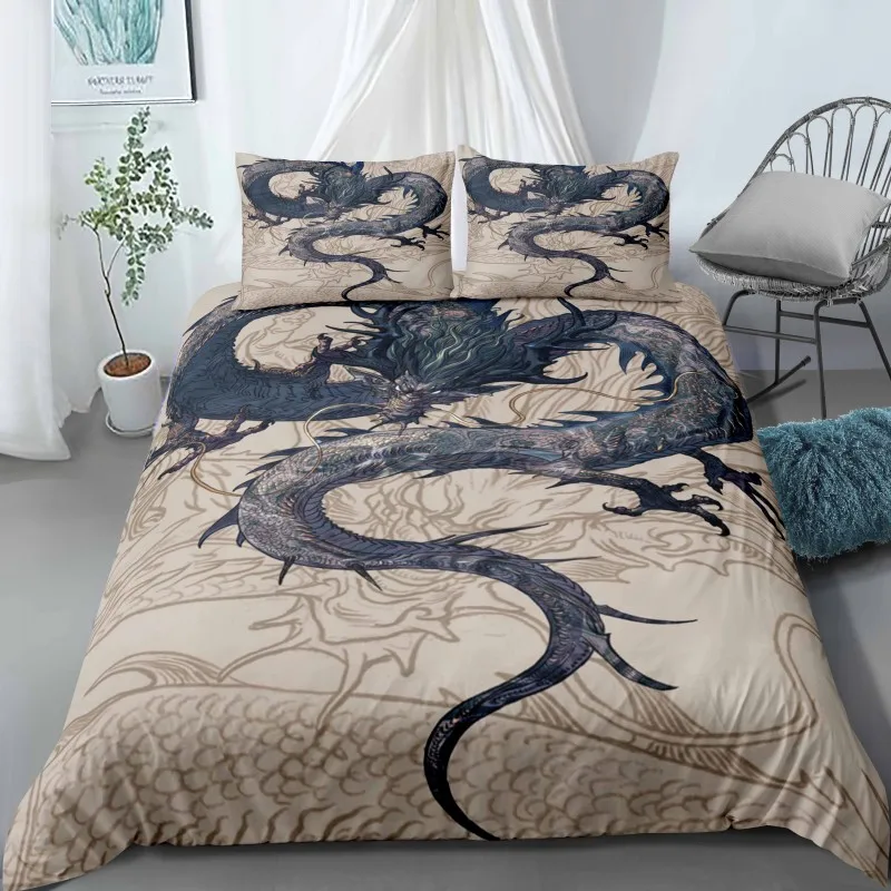 Dragon Duvet Pillow Cover Set - Image 25