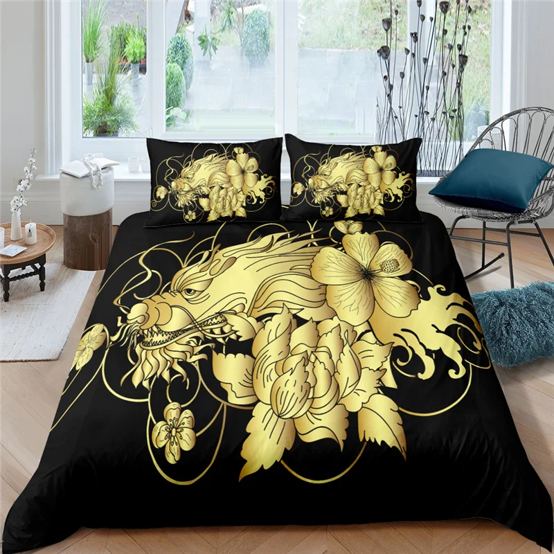 Dragon Duvet Pillow Cover Set - Image 3