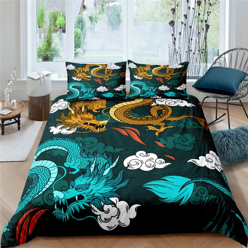 Dragon Duvet Pillow Cover Set - Image 9