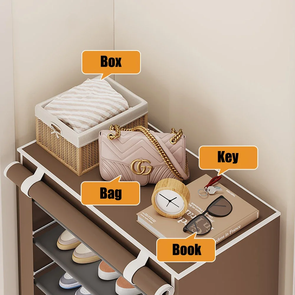 Dustproof Nonwovens Shoe Rack Cabinet - Image 3