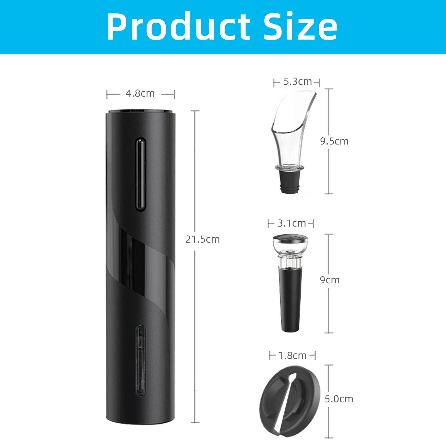 EaseUncork Electric Wine Wizard: Automatic Corkscrew Opener - Image 4
