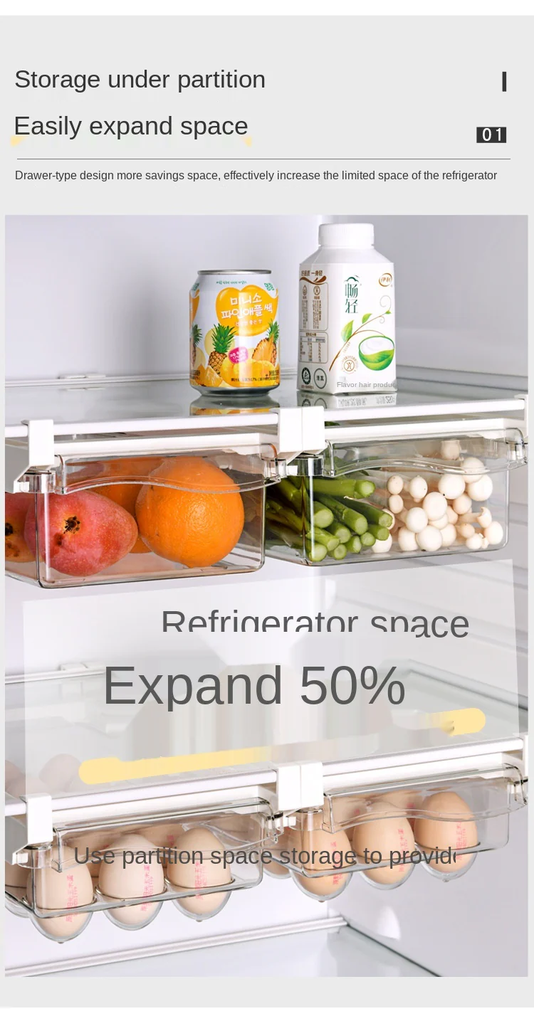 Egg Fruit Vegetable Fridge Organizer - Image 11