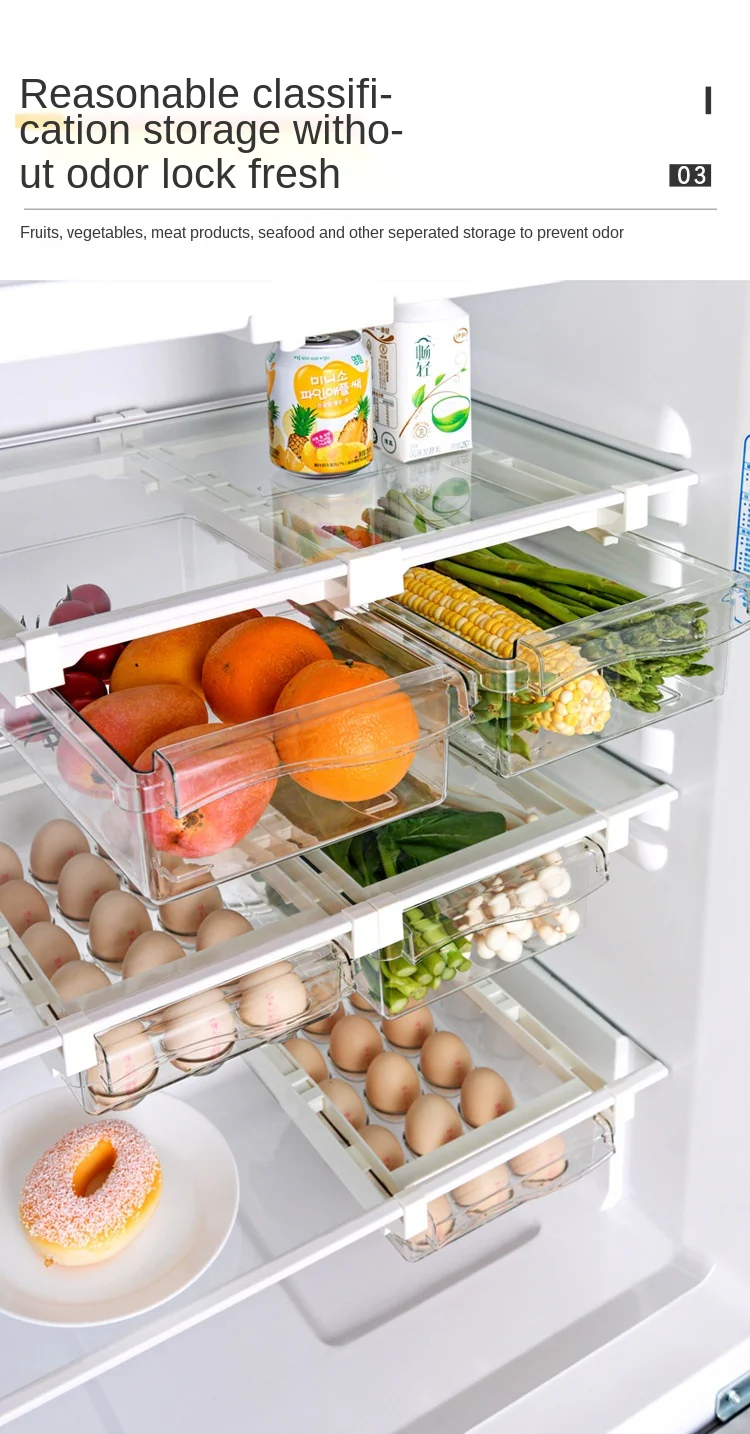 Egg Fruit Vegetable Fridge Organizer - Image 12