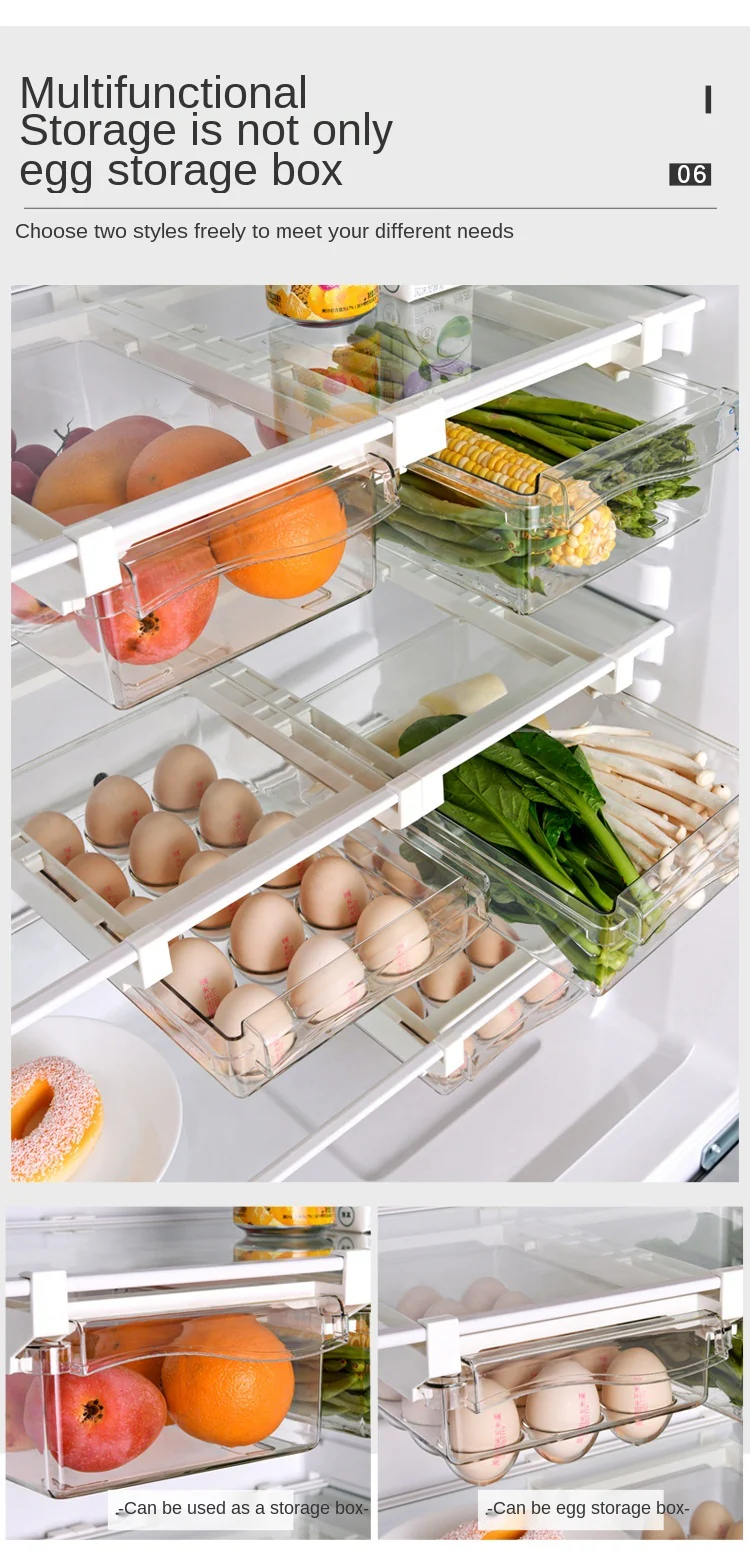 Egg Fruit Vegetable Fridge Organizer - Image 14