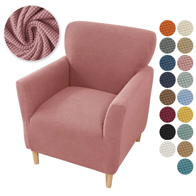 Elastic Jacquard Tub Sofa Armchair Cover - Image 11