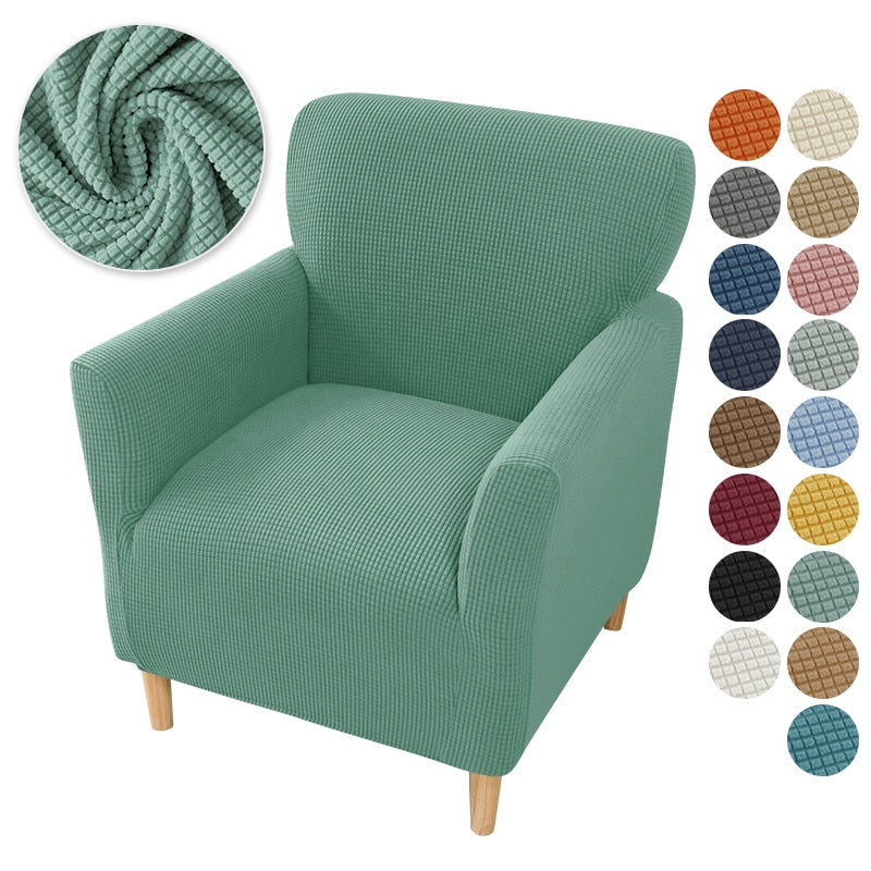 Elastic Jacquard Tub Sofa Armchair Cover - Image 3