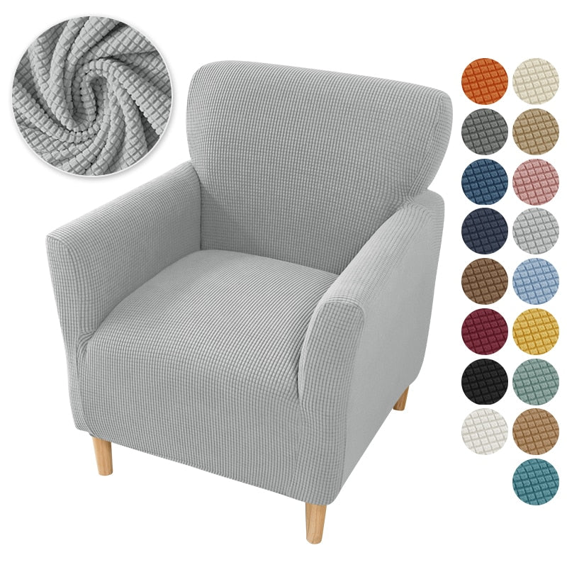 Elastic Jacquard Tub Sofa Armchair Cover - Image 4